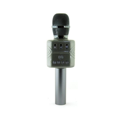 Колонка Микрофон MD03 TF/AUX/Radio/USB/bluetooth графитовый