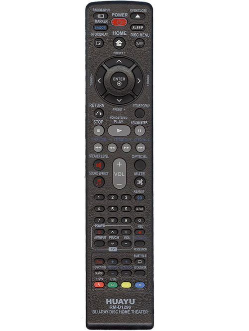 Пульт дистанционного управления для DVD плеера LG RM-D1296 (корпус типа AKB72216902)