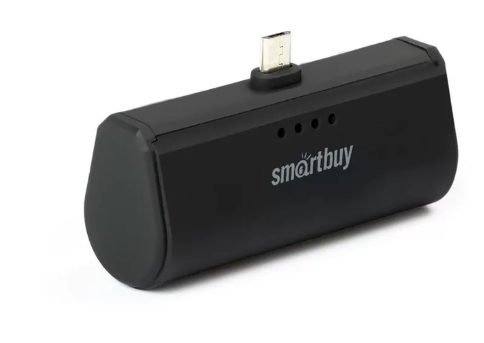 Внешний аккумулятор 2200 mAh Smartbuy только microUSB черный