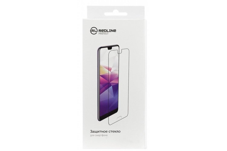 Защитное стекло Samsung A21/A21s плоское прозрачное RedLine