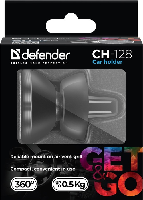 Держатeль автомобильный Defender CH-128 магнитный на решетку - 2
