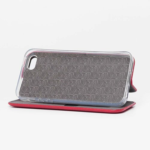 Чехол-книжка Apple iPhone 5/5S/SE красный горизонтальный Fashion Case - 5