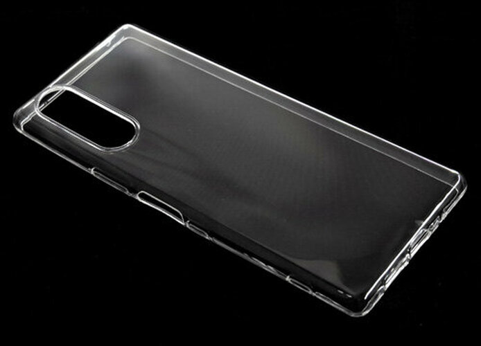Накладка Sony Xperia 5/XZ5 прозрачный 0.3-0.5мм силикон