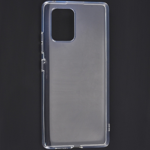Накладка Samsung A91/S10 Lite прозрачный 1мм силикон