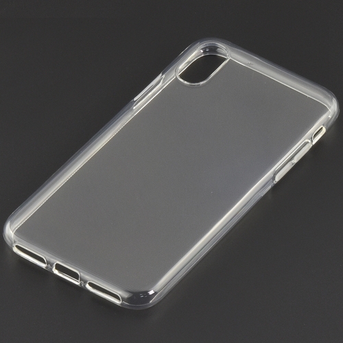 Накладка Apple iPhone X/Xs прозрачный 0.3-0.5мм силикон - 3