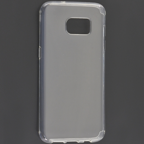Накладка Samsung S7 Edge прозрачный (под размер камеры) силикон