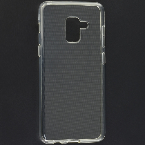 Накладка Samsung A5/A8 2018 прозрачный 1мм силикон