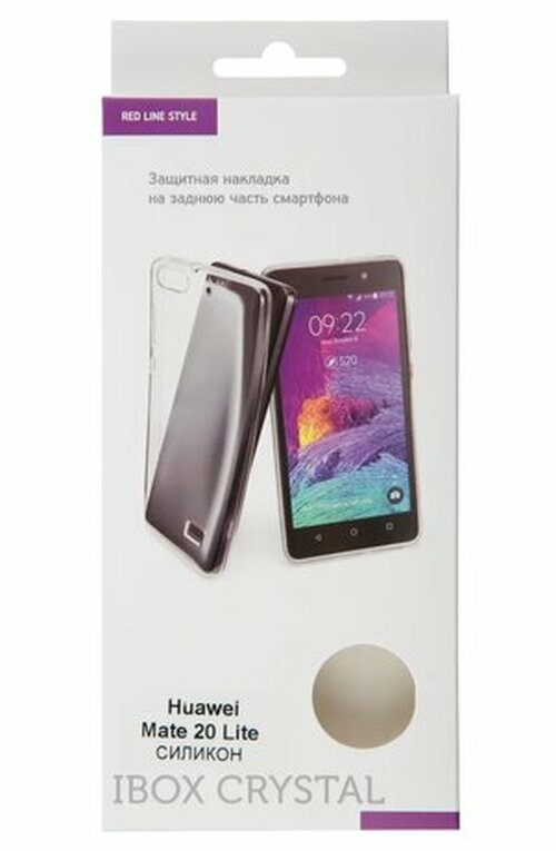 Накладка Huawei Mate 20 Lite прозрачный силикон iBox Crystal