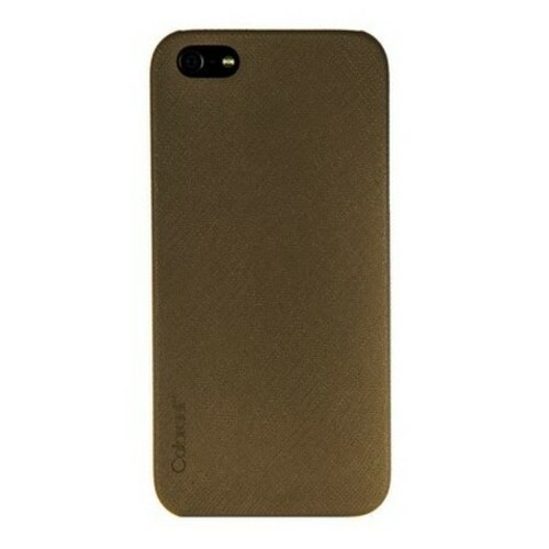 Накладка Apple iPhone 5/5S/SE золотой Thin Leather Shell TLS01