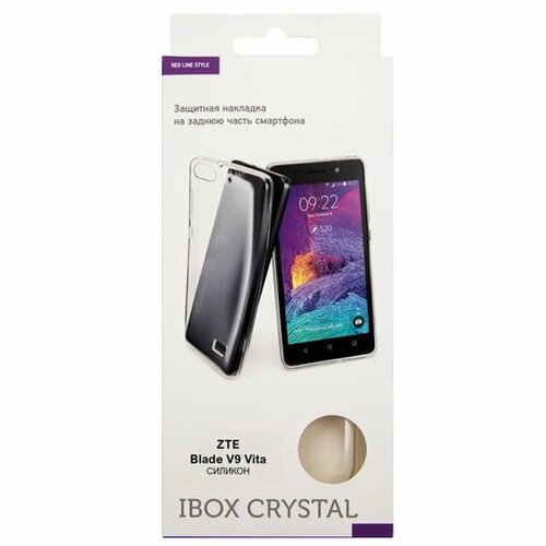 Накладка ZTE Blade V9 Vita прозрачный силикон iBox Crystal