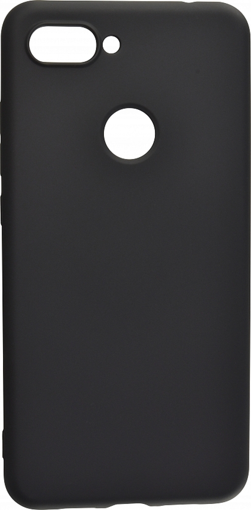 Накладка Meizu M8 Lite черный матовый 1.5мм силикон
