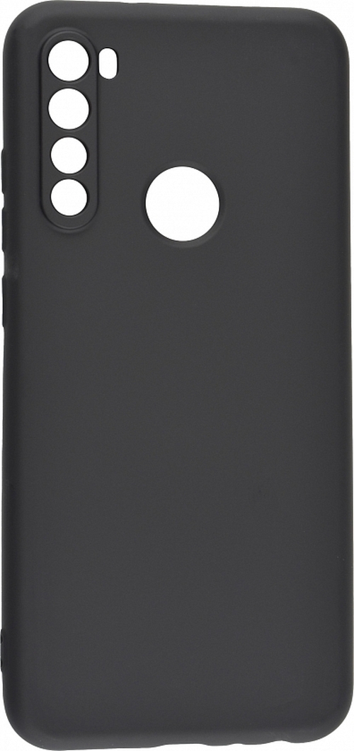 Накладка Xiaomi Redmi Note 8T черный матовый 1мм силикон