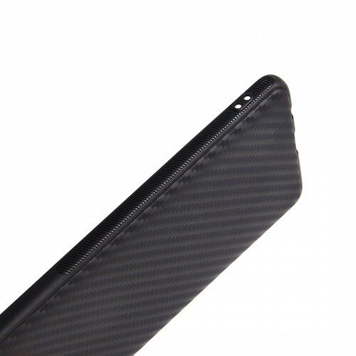 Накладка Samsung A51 черный силикон Карбон - 5