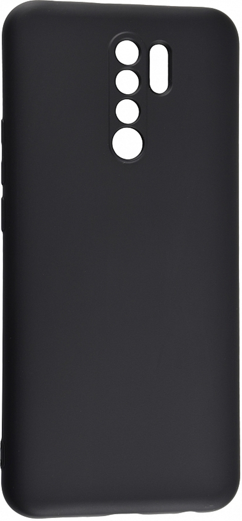 Накладка Xiaomi Redmi 9 черный матовый 0.8мм силикон