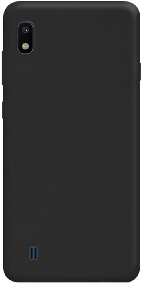 Накладка Samsung A10 черный силикон Gresso Меридиан - 2