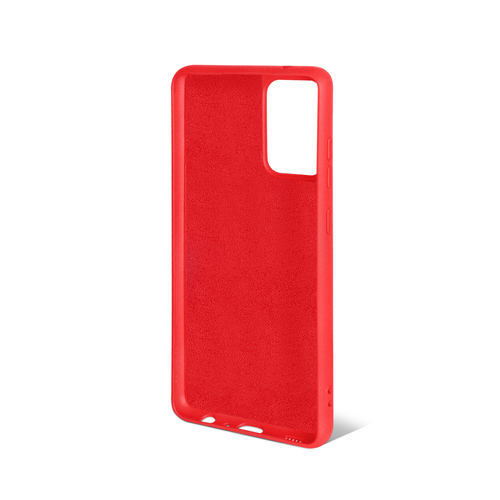 Накладка Samsung A72 красный DF Silicone Case без лого