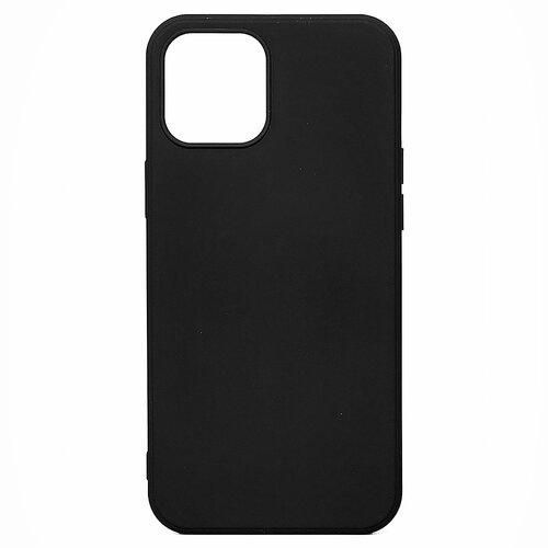 Накладка Apple iPhone 12 Pro Max черный матовый силикон Activ