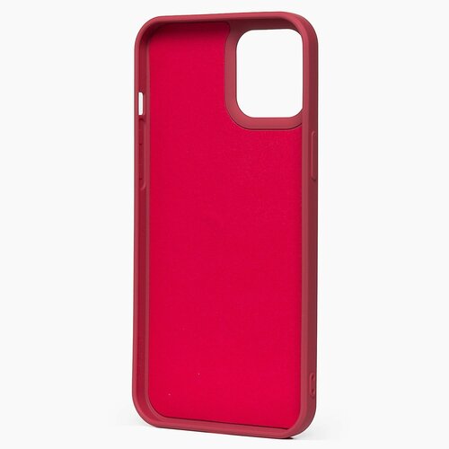 Накладка Apple iPhone 12/12 Pro бордовый Silicone Case Full без лого - 3