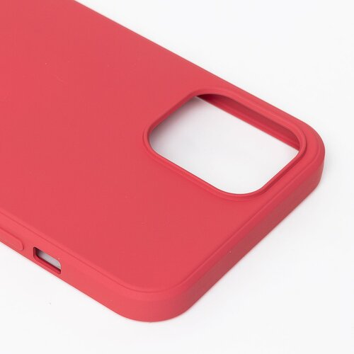 Накладка Apple iPhone 12/12 Pro бордовый Silicone Case Full без лого - 4