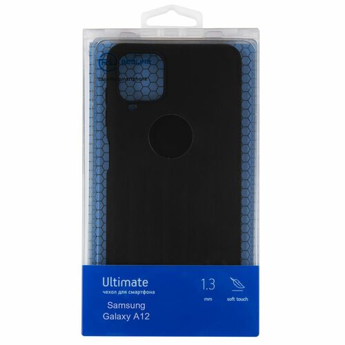 Накладка Samsung A12/M12 черный силикон RedLine Ultimate - 3