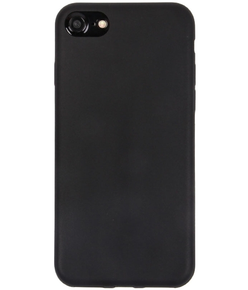 Накладка Apple iPhone 7/8/SE 2020 черный матовый 0.8мм силикон