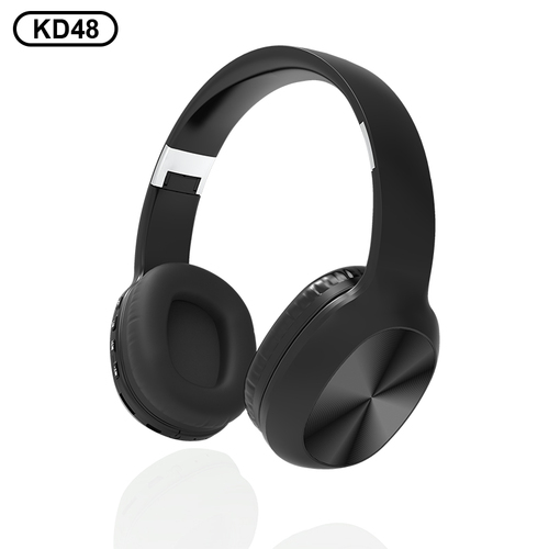 Наушники Kadum KD48 накладные, Bluetooth, микрофон, слот TF, черный