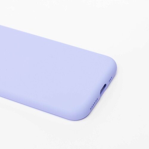 Накладка Apple iPhone 11 сиреневый Silicone Case Full без лого - 5