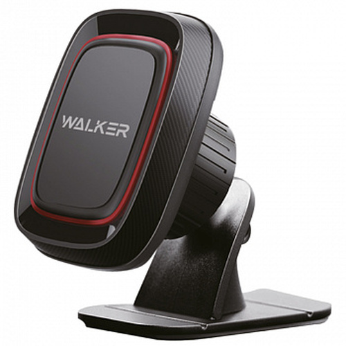 Держатeль автомобильный Walker CX-008 магнитный на панель черный