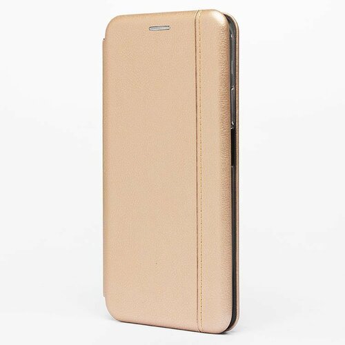 Чехол-книжка Samsung A51 золотой горизонтальный Nice Case