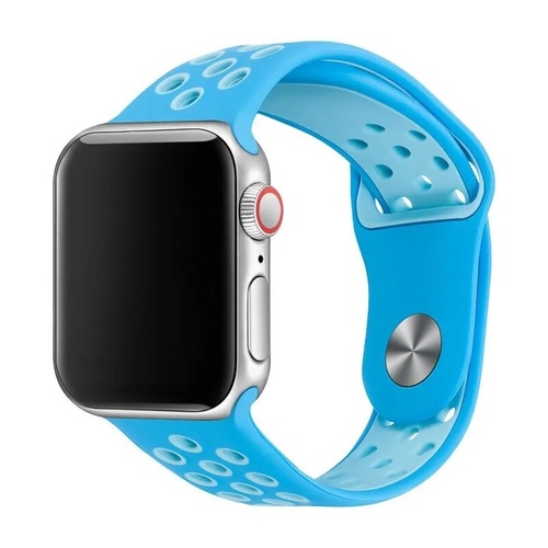 Ремешок Apple Watch 42/44 мм Sport Band силикон голубой