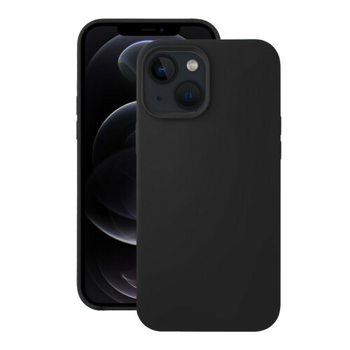 Накладка Apple iPhone 13 Pro Max черный Silicone Case Full без лого