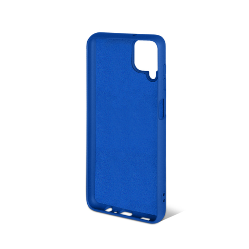 Накладка Samsung A22/M22/M32 синий DF Silicone Case без лого