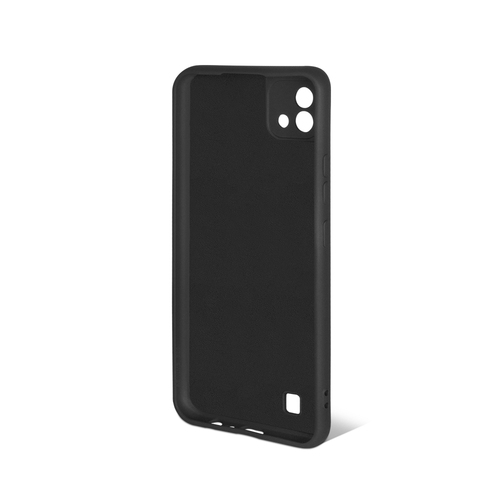 Накладка Realme C20/C11 2021 черный DF Silicone Case без лого