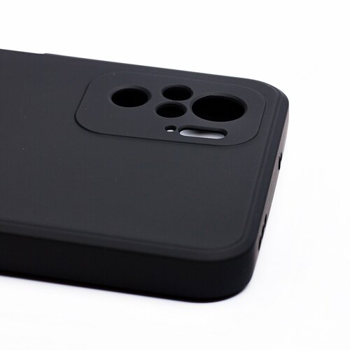Накладка Xiaomi Redmi Note 10/10S/Poco M5S черный с защитой камеры Silicone Case Full без лого - 3