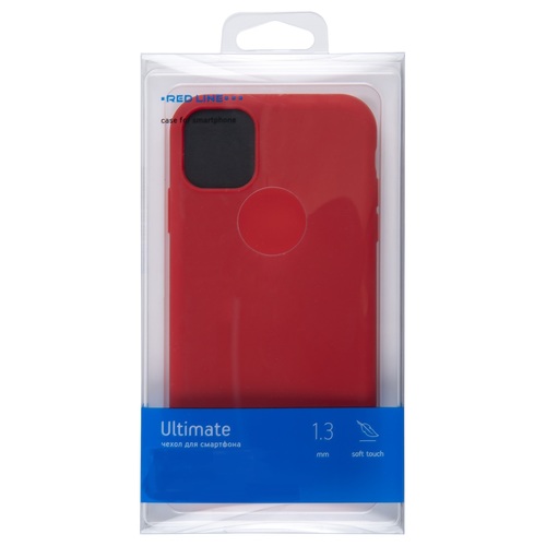 Накладка Realme C21 красный силикон RedLine Ultimate