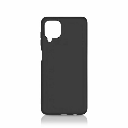 Накладка Samsung A12/M12 черный DF Silicone Case без лого - 2
