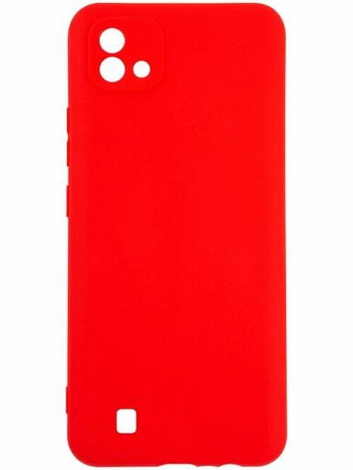 Накладка Realme C20/C11 2021 красный силикон RedLine Ultimate - 2