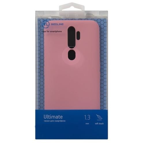 Накладка Realme C21 розовый силикон RedLine Ultimate