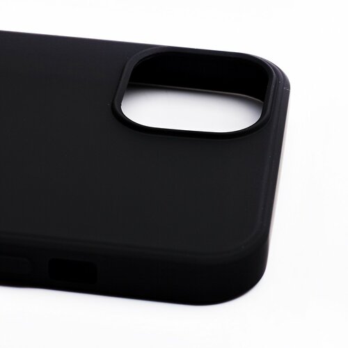 Накладка Apple iPhone 13 mini черный Silicone Case Full без лого - 4