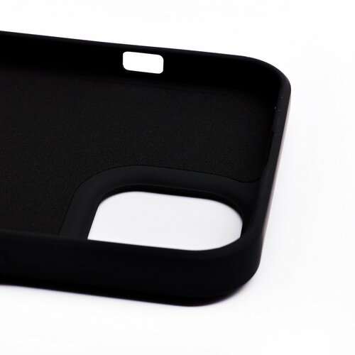 Накладка Apple iPhone 13 mini черный Silicone Case Full без лого - 6