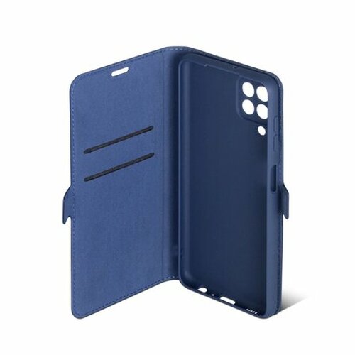 Чехол-книжка Samsung A22/M22/M32 синий горизонтальный DF - 2