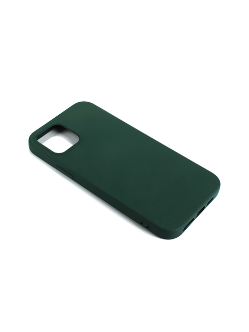 Накладка Apple iPhone 12 mini зеленый силикон Monarch Под оригинал без логотипа - 3