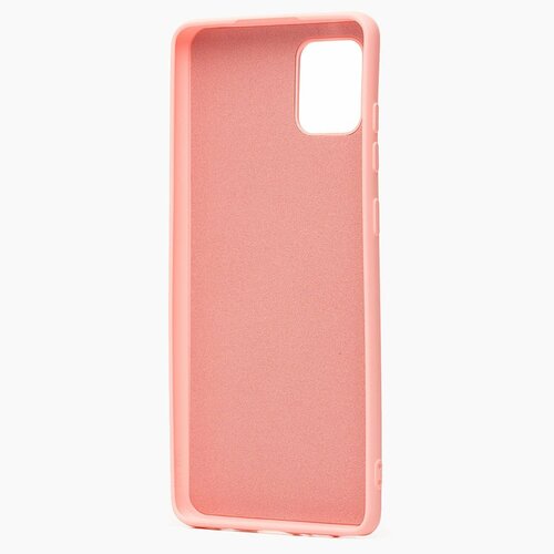 Накладка Samsung A81/M60S/Note 10 Lite светло-розовый Silicone Case Full без лого - 3