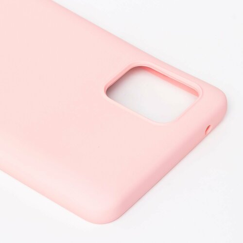 Накладка Samsung A81/M60S/Note 10 Lite светло-розовый Silicone Case Full без лого - 4