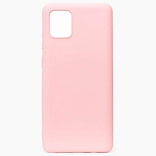 Накладка Samsung A81/M60S/Note 10 Lite светло-розовый Silicone Case Full без лого