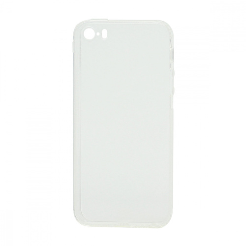Накладка Apple iPhone 5/5S/SE прозрачный с защитой камеры силикон