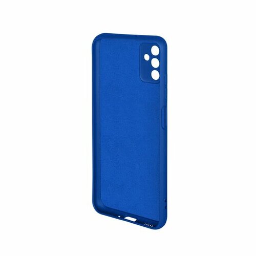 Накладка Samsung M52 синий DF Silicone Case без лого