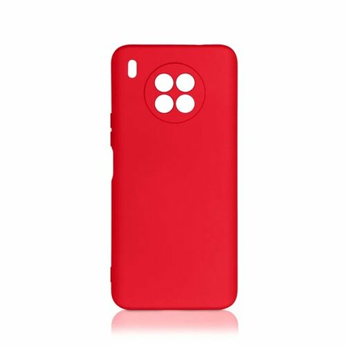 Накладка Huawei Honor 50 Lite/Nova 8i красный DF Silicone Case без лого
