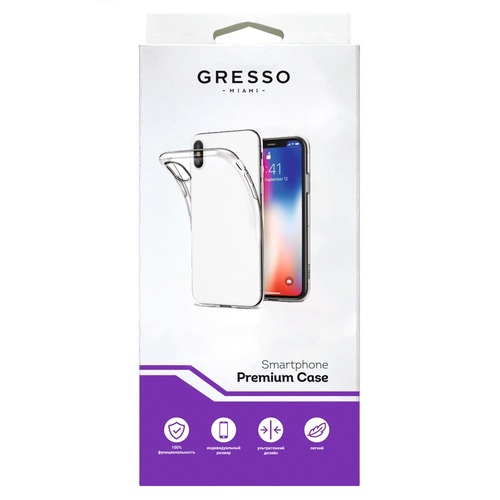 Накладка Apple iPhone 13 Pro Max прозрачный силикон Gresso Air