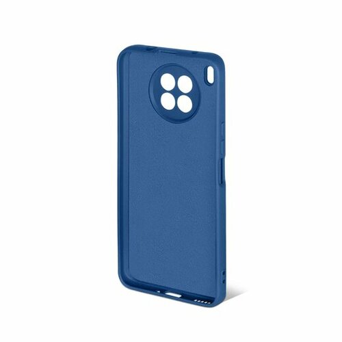 Накладка Huawei Honor 50 Lite/Nova 8i синий DF Silicone Case без лого - 2